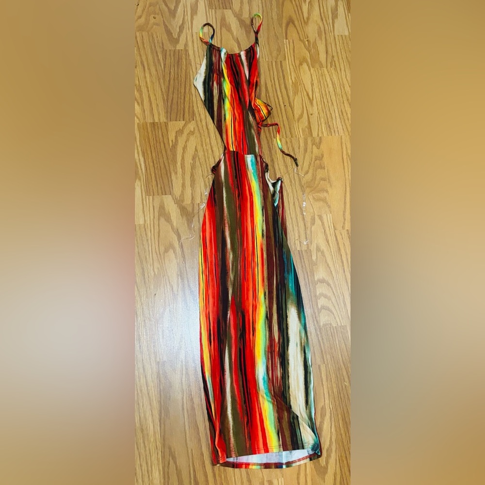 Open back dress